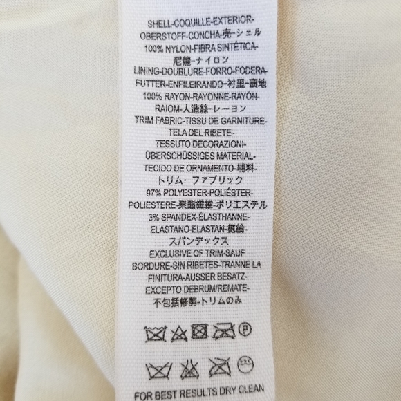 New Free People Ivory Guilded Lace Boho Open Back Dress Size XS - Picture 13 of 13